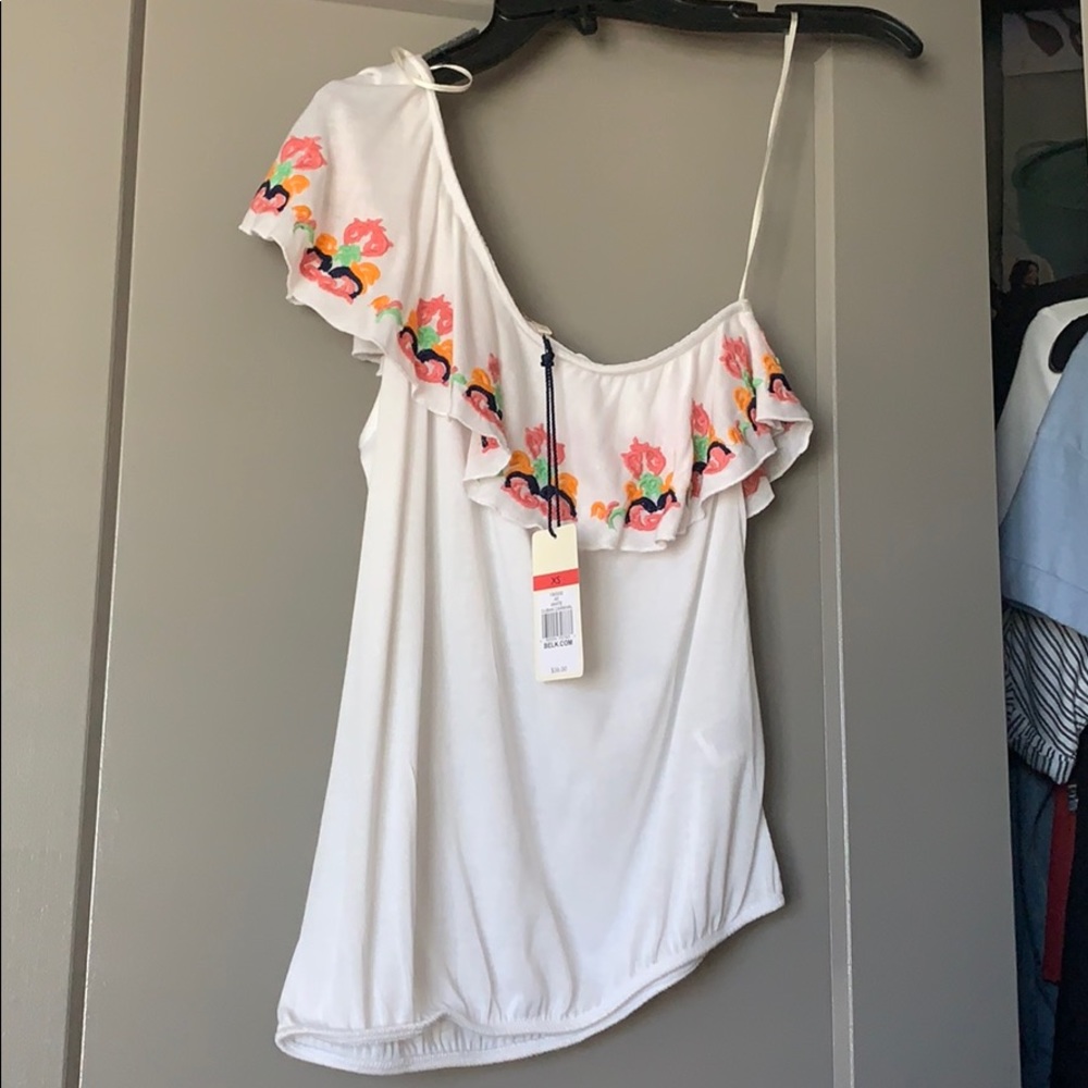White One Shoulder